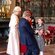Estelle de Suecia saluda a Guillermo Alejandro de Holanda en presencia de Máxima de Holanda en el Palacio Real de Estocolmo