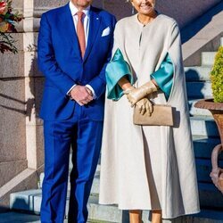 Guillermo Alejandro y Máxima de Holanda durante su Visita de Estado a Suecia