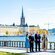 Carlos Gustavo y Silvia de Suecia y Guillermo Alejandro y Máxima de Holanda en Estocolmo durante la Visita de Estado de los Reyes de Holanda a Suecia