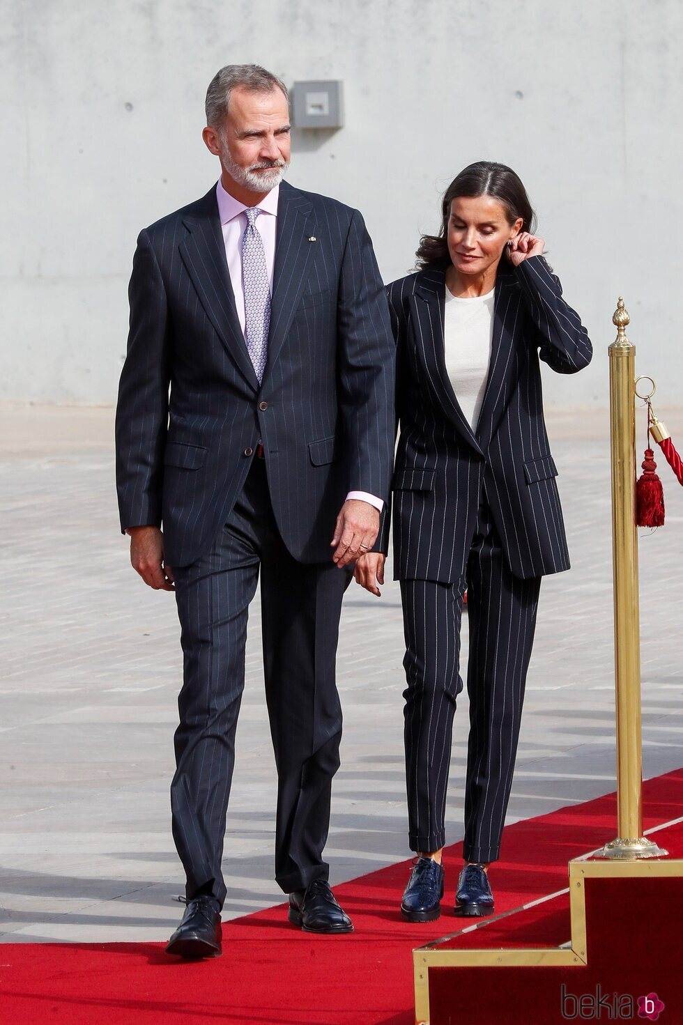 El Rey Felipe y la Reina Letizia llegan al aeropuerto antes de su visita de Estado a Alemania