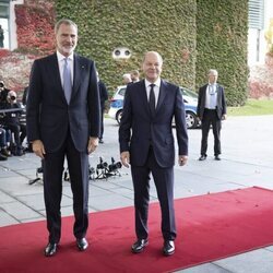 El Rey Felipe VI y Olaf Scholz en Berlín durante la Visita de Estado de los Reyes de España a Alemania