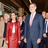 Los Reyes Felipe y Letizia en la Feria del Libro de Frankfurt 2022 durante su Visita de Estado a Alemania