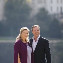 Guillermo y Stéphanie de Luxemburgo en su décimo aniversario de boda