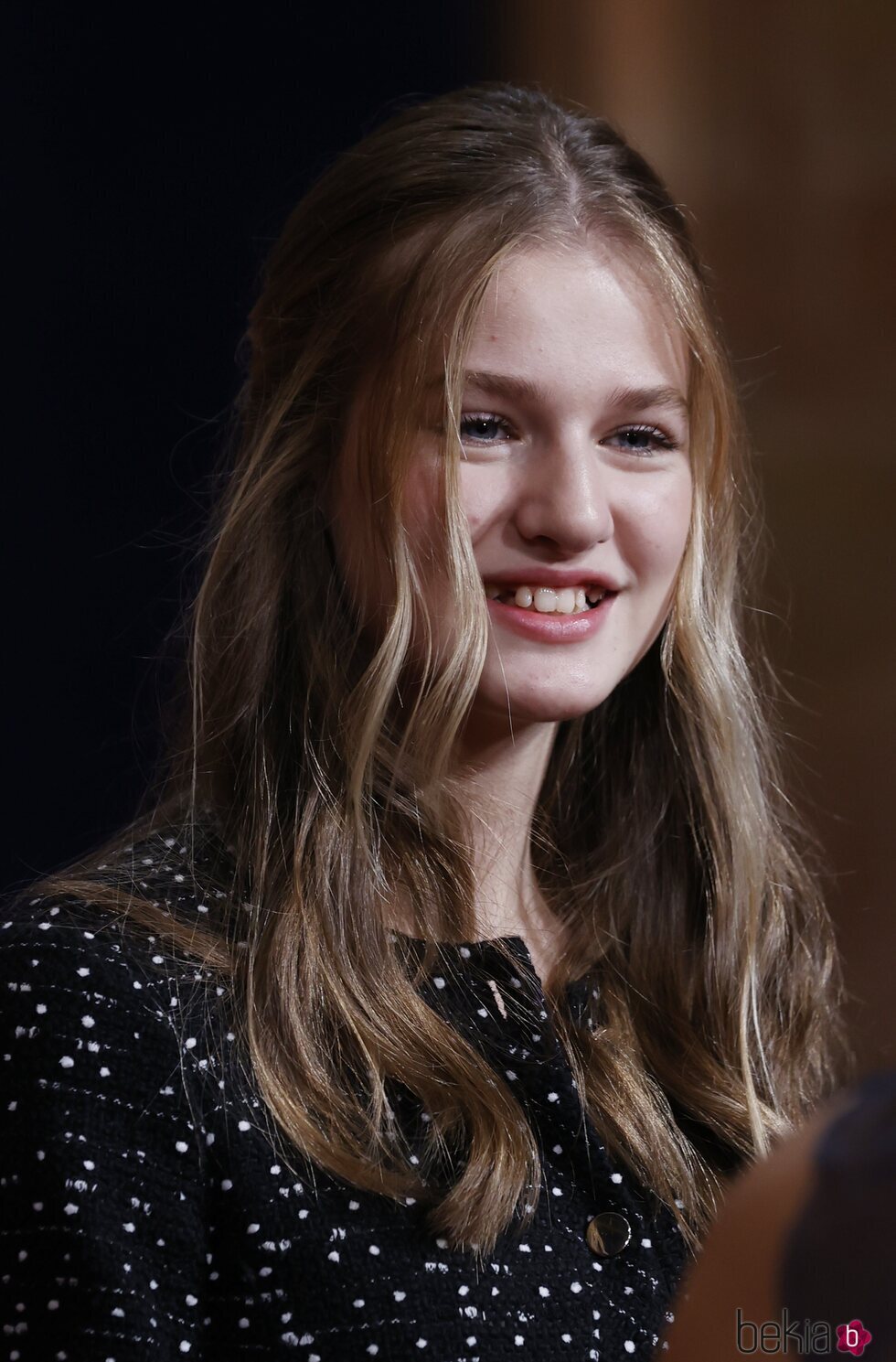 La Princesa Leonor, muy sonriente en las audiencias de los Premios Princesa de Asturias 2022