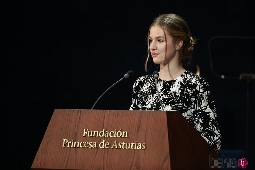 La Princesa Leonor ofrece su tradicional discurso en los Premios Princesa de Asturias 2022