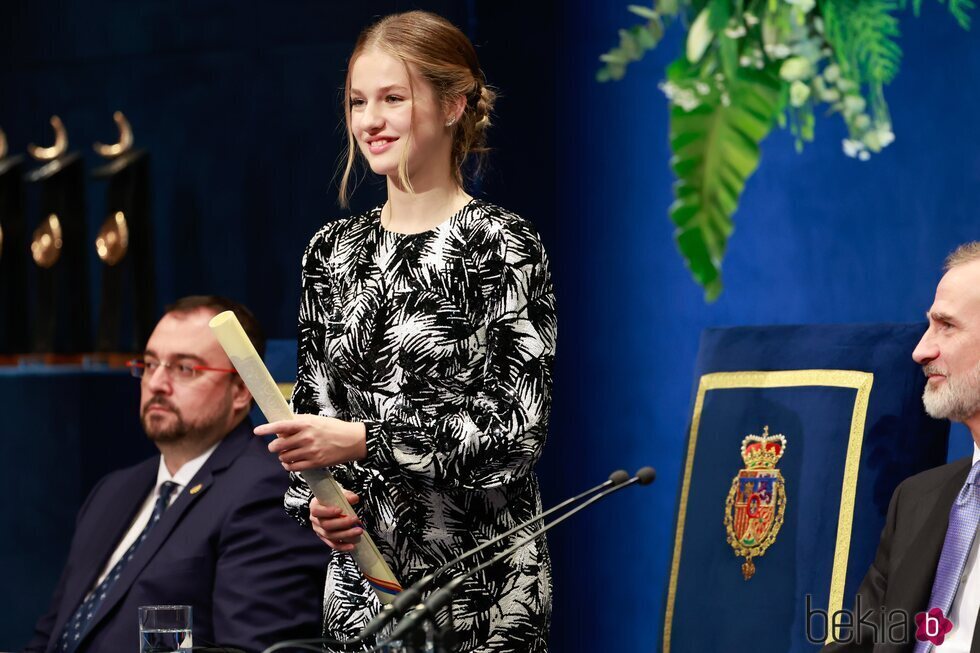 La Princesa Leonor en la entrega de los Premios Princesa de Asturias 2022