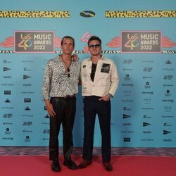 Dvicio en la alfombra roja de Los 40 Music Awards 2022