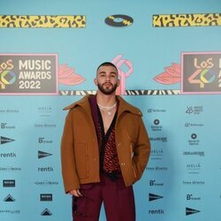 Manuel Turizo en la alfombra roja de Los 40 Music Awards 2022