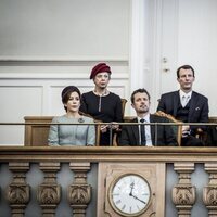 La Familia Real Danesa en la Apertura del Parlamento de Dinamarca