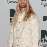 Sam Ryder en la alfombra roja de los MTV EMA 2022