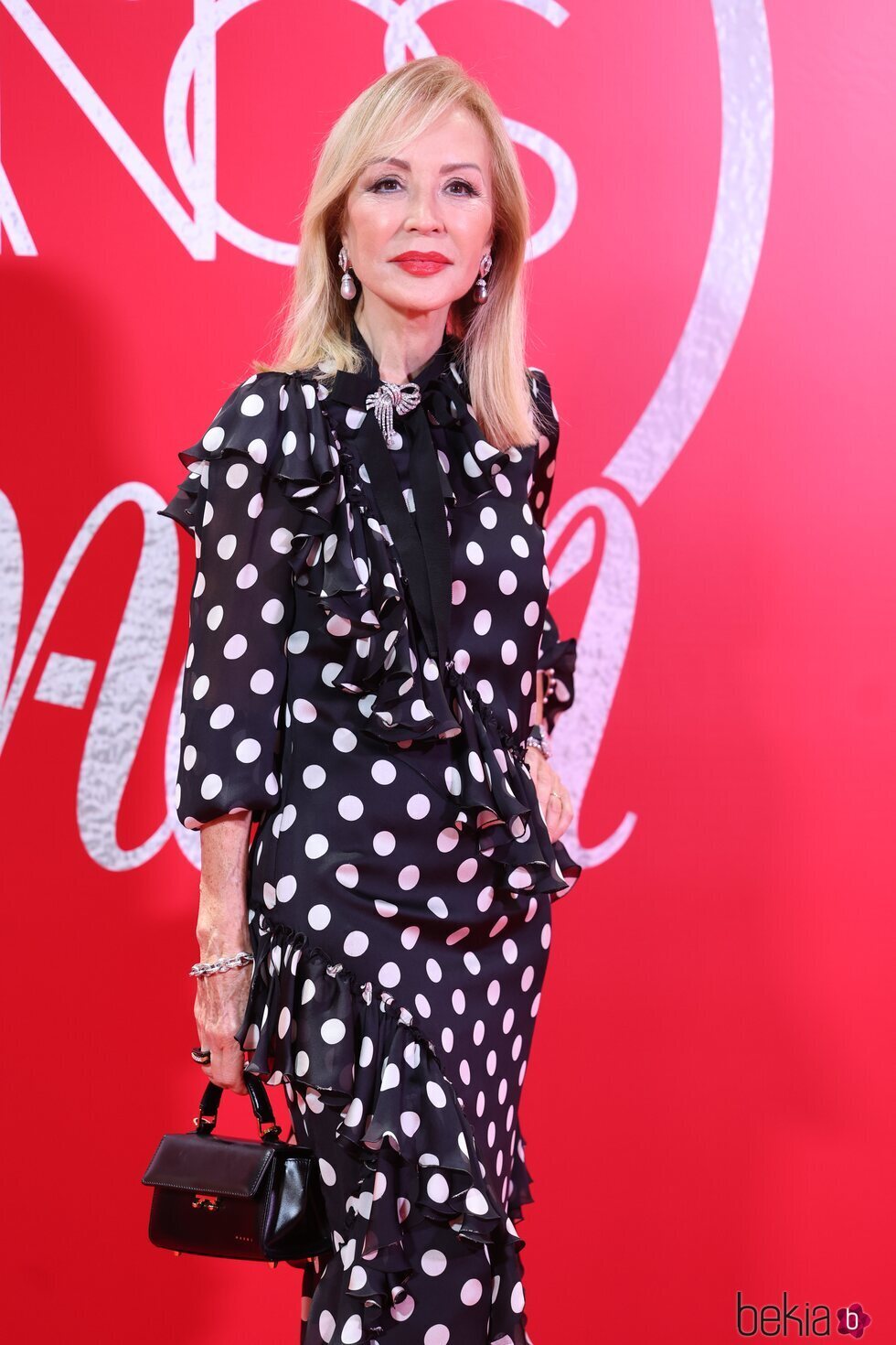 Carmen Lomana en la alfombra roja de los VI Premios Woman