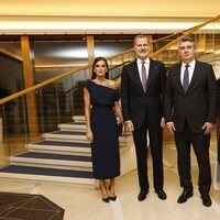 Los Reyes Felipe y Letizia con el Presidente de Croacia y su esposa en la cena en honor a los Reyes por su visita oficial a Croacia