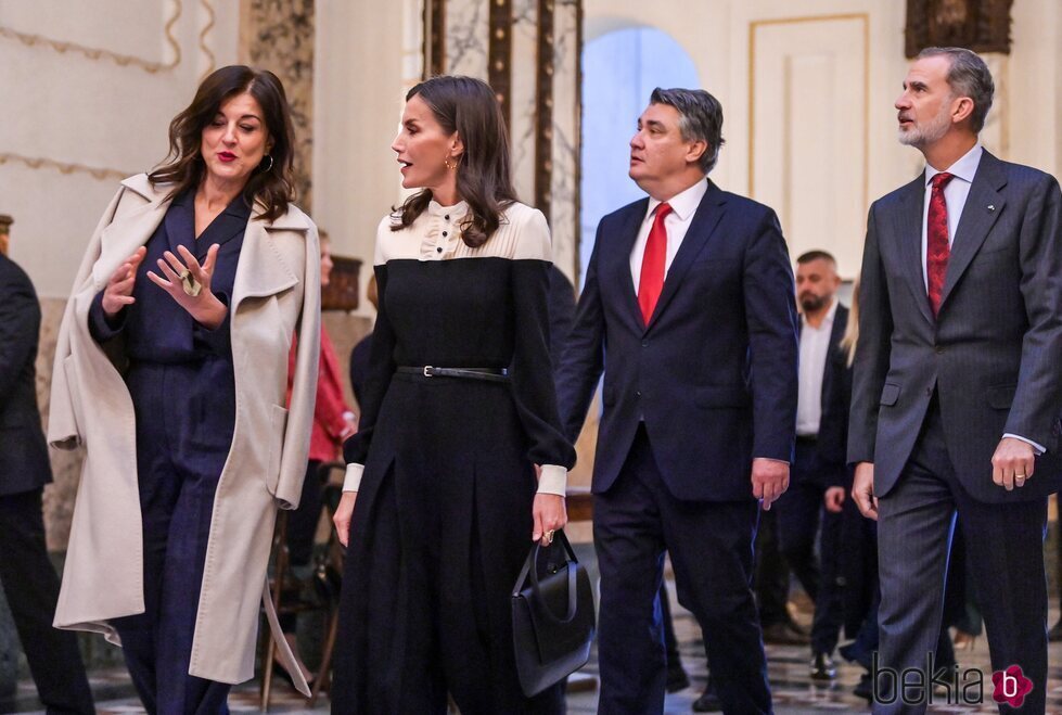 Los Reyes Felipe y Letizia inauguran un foro científico en Croacia junto al Presidente croata y la Primera Dama