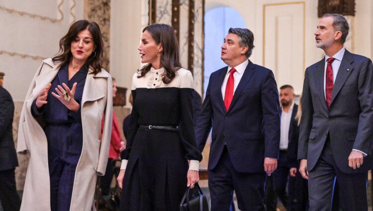 Los Reyes Felipe y Letizia inauguran un foro científico en Croacia junto al Presidente croata y la Primera Dama