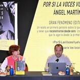 Ángel Martín en una rueda de prensa de su libro 'Por si las voces vuelven'