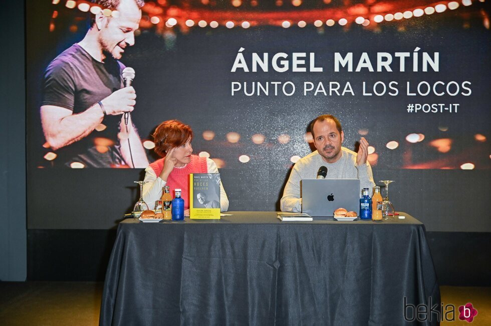 Ángel Martín en la presentación de su monólogo 'Punto para los locos'