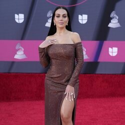 Georgina Rodríguez en la alfombra roja de los Latin Grammy 2022