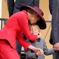 Beatrice Borromeo, muy cariñosa con su hijo Francesco Casiraghi en el Día Nacional de Mónaco 2022
