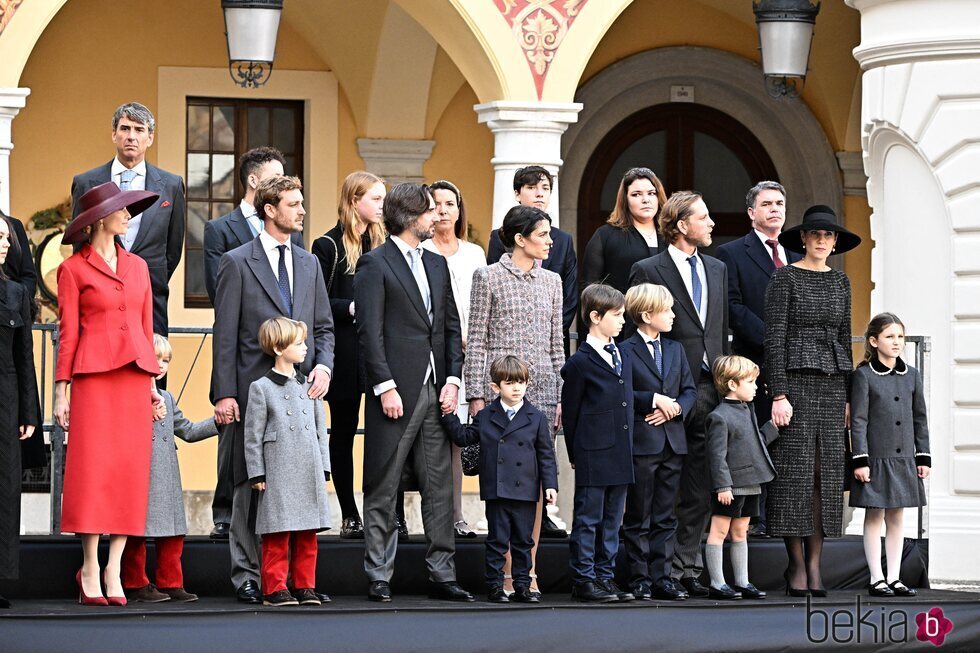 Los hijos y nietos de Carolina de Mónaco en el Día Nacional de Mónaco 2022