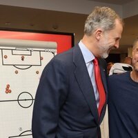 El Rey Felipe VI y Luis Enrique tras el primer partido de España en el Mundial de Catar