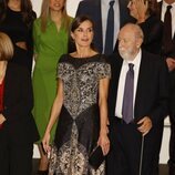 La Reina Letizia y Diego Carcedo en la entrega del Premio Francisco Cerecedo a Pilar Bonet