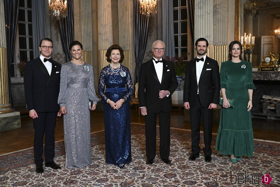 La Familia Real Sueca en la cena de gala a los miembros del Parlamento sueco
