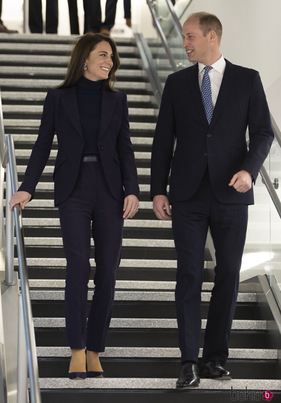 El Príncipe Guillermo y Kate Middleton a su llegada a Boston para el Earthshot Prize