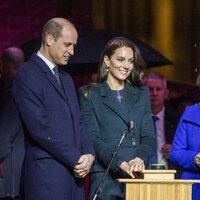 El Príncipe Guillermo y Kate Middleton con la Alcaldesa de Boston durante su visita a Estados Unidos