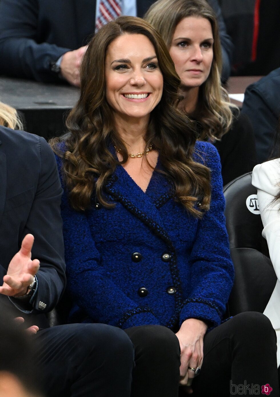 Kate Middleton en un partido de la NBA entre los Boston Celtics y Miami Heat