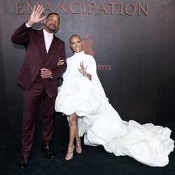 Will Smith en la presentación de su película 'Emancipación' con su mujer Jada Pinkett Smith