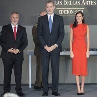 Los Reyes Felipe y Letizia y Miquel Iceta en la entrega de las Medallas de Oro al Mérito en las Bellas Artes 2021