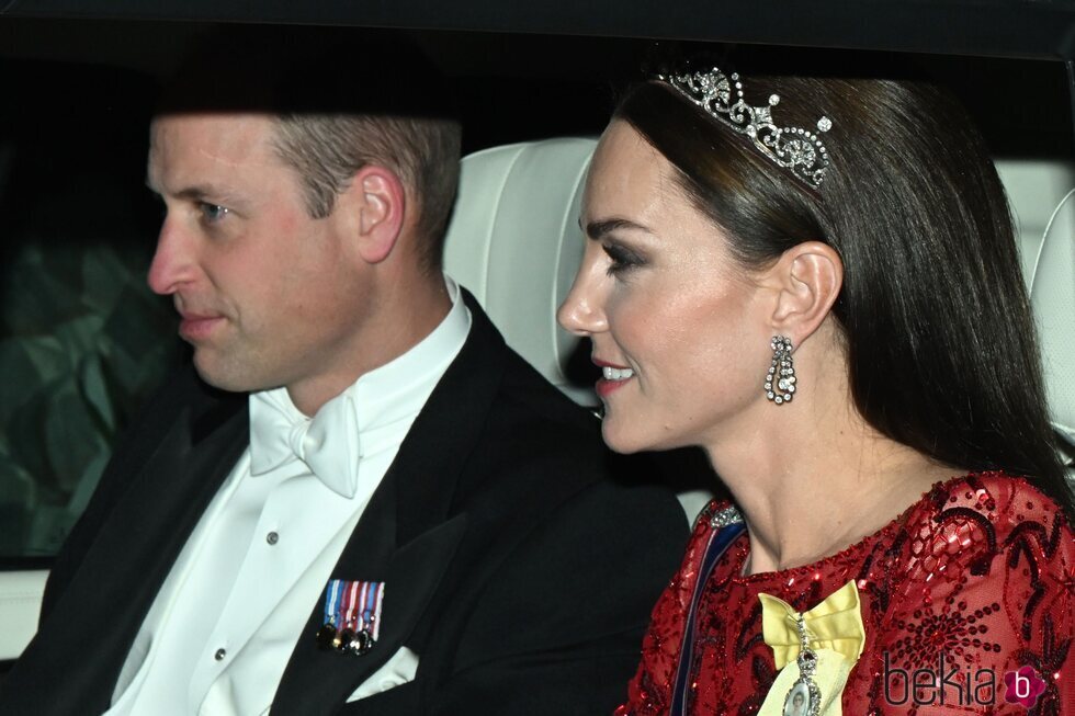 El Príncipe Guillermo y Kate Middleton en su primera recepción al Cuerpo Diplomático como Príncipes de Gales