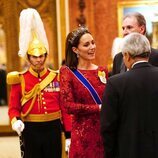 Kate Middleton en su primera recepción al Cuerpo Diplomático como Princesa de Gales