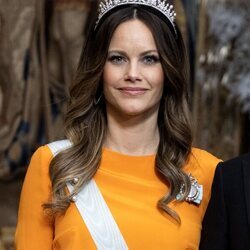 Sofia de Suecia con su tiara nupcial en la cena de gala a los ganadores de los Premios Nobel 2022