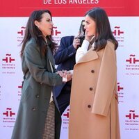 La Reina Letizia y Kate del Castillo en la inauguración de la sede del Instituto Cervantes en Los Angeles
