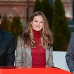 La Princesa Leonor participa en un encuentro junto a jóvenes voluntarios de Cruz Roja