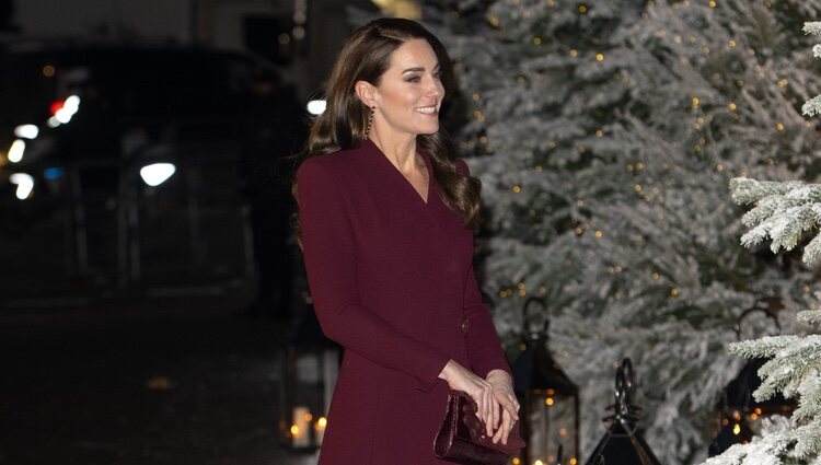 Kate Middleton acude al concierto de villancicos en la Abadía de Westminster