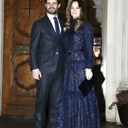 Carlos Felipe y Sofia de Suecia en el Concierto de Navidad de Vasastan