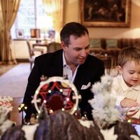 Los Príncipes Guillermo y Estefanía junto a su hijo, el Príncipe Charles, felicitan la Navidad 2022