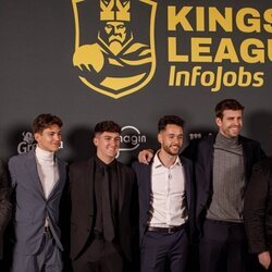 Gerard Piqué, Ibai Llanos e Iker Casillas en la presentación del proyecto 'King League' en Barcelona