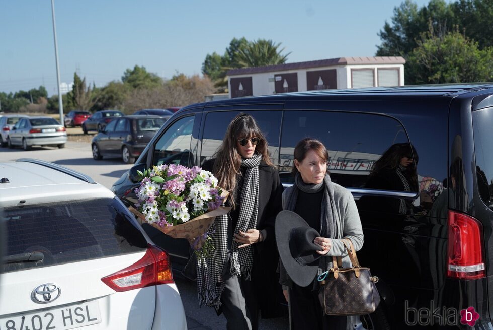 Sara Carbonero en el funeral de Elena Huelva