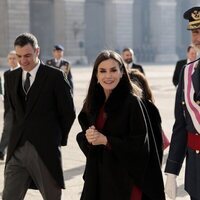 Los Reyes Felipe y Letizia junto a Pedro Sánchez en la Pascua Militar 2023
