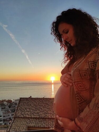 Sandra Blázquez presume de su primer embarazo