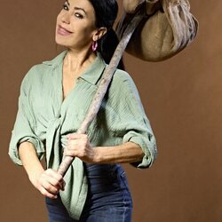 Maite Galdeano, con el saco de concursante de de 'Pesadilla en el Paraíso 2'