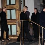 La Infanta Cristina, Irene Urdangarin, Froilán y Victoria Federica tras la cena previa al funeral de Constantino de Grecia