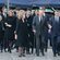 Los Reyes Juan Carlos y Sofía, las Infantas Elena y Cristina y sus hijos e Irene de Grecia en el funeral de Constantino de Grecia