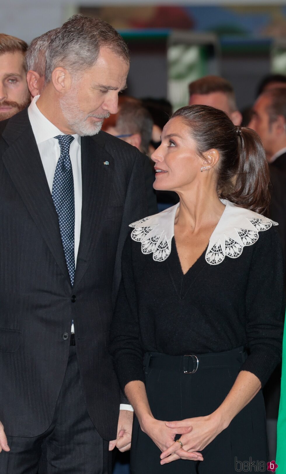 Los Reyes Felipe y Letizia, muy cómplices en la inauguración de FITUR 2023