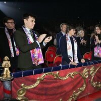 Estefanía de Mónaco, Louis Ducruet, Carlota Casiraghi y Raphaël Elmaleh en el Festival de Circo de Monte-Carlo 2023