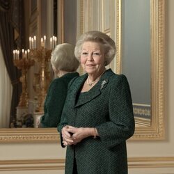 Beatriz de Holanda en su 85 cumpleaños