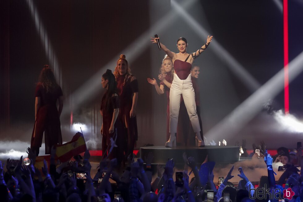 Blanca Paloma en su actuación en la final del Benidorm Fest 2023